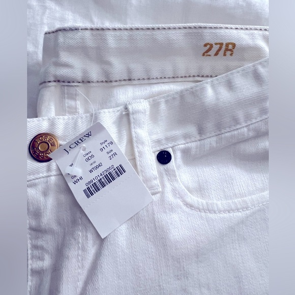 NWT J. Crew MatchstickJeans | White 27 R - Picture 4 of 6